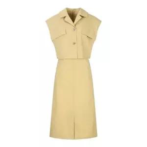 세이브존01 슬리브리스자켓레이어드원피스 원피스 BGOAF7536