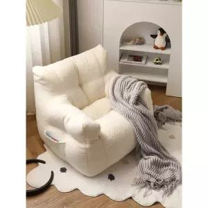 빈백 1인용 바닥 침실 원룸 의자 핑크 방수 소파 휴식 1인