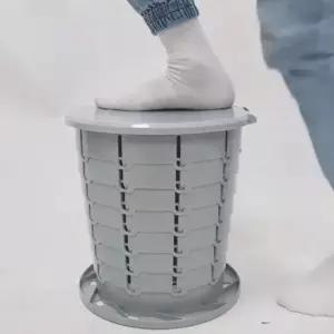 카나모 자바라 트위스트 폴딩 변기 원터치 캠핑 휴대용 이동식 간이 화장실