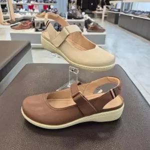 엘칸토 HC11 양가죽 여성화 세미케주얼 몰드 슬링백  N2M7U61H3J8535