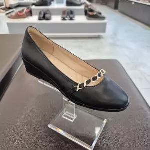 엘칸토 HC11 양가죽 여성 펌프스 4CM 웨지 세미정장 펌프스  W6H9U6J1319