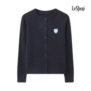 택가 59,000원 [르샵]하트 패치 케이블 니트 가디건 (DQ1CK001A)