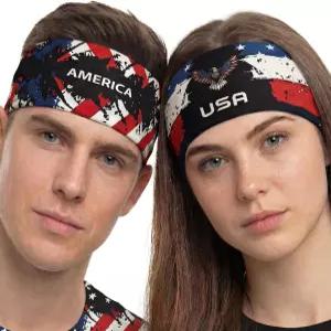 폭스 앤 퓨리 월드 리버서블 2-in-1 양면 깃발 헤드밴드 ？ 2026 축구 컵 스포츠 기어 미국 멕시코 독일 티