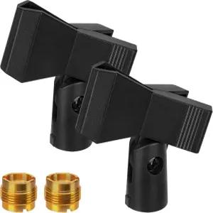 크리에이터를 위한 Geekria 범용 마이크 클립 홀더 5/8인치 수컷에서 3/8인치 암컷 나사 어댑터를 갖춘