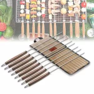 캠핑꼬치구이 캠핑 바베큐 닭 소고기 숯불 꼬치구이 쇠꼬지 꼬챙이 캠핑꼬치