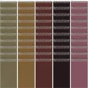 텔링 50피스 스파이럴 메모 패드 벌크 3 x 5인치 소형 상단 바운드 대학 규칙 종이 미니 포켓 노트북 학교