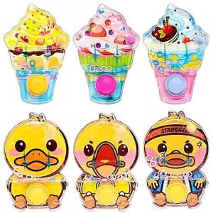 6개 미니게임기 아이스크림 판촉물 레트로게임기 오리 물게임기 휴대용게임기 단체선물 26WAB0C973