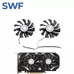 MSI GTX 1050 2GT OC 1050 Ti 4GT 그래픽 비디오 카드 쿨러 팬용 75MM HA8010H12F-Z 냉각 팬 교체