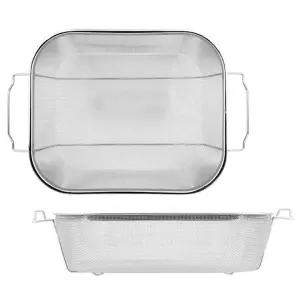 국산 스텐304 사각 양수 메쉬 바구니 채반 6호 - 대