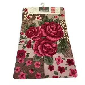 [콩심팥심]48x78 W 장미 발매트