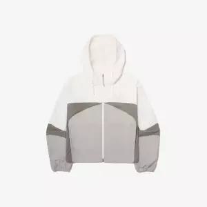 M 휠라바람막이 KQC FS2JKG3153F-SWH 컬러 블록 후드 바람막이(여성)