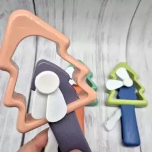 ( )아동 키즈 자가발전 수동 선풍기 손풍기 3컬러