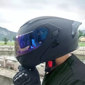 빅사이즈 시스템 헬멧 하이바 스쿠터 바이크 경량 무광 풀페이스 고급 소두핏 반모