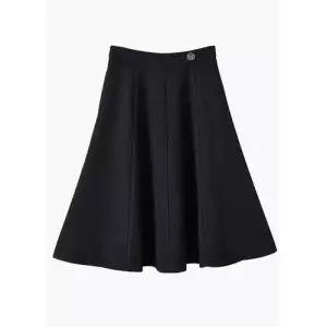 여성 스커트 롱 모직 울 트렌디 아이템 A라인 가을겨울 정장 프렌치 HT4