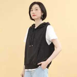 바람막이 여름 후드 조끼