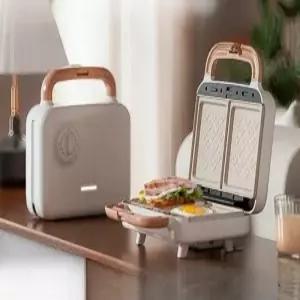 2구 와플기계 와플 크로플 기계 샌드위치 자동 메이커 붕어빵 뷔페 전기 와플메이커 가정용