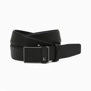 헤지스 ACC 쇼핑백동봉 블랙 로고장식 소가죽 벨트 HJBE6E701BK HJBE6E701BK-IT