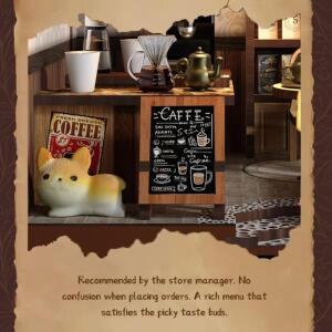 디오라마용 나무 모형컨트리 카페 스타일 DIY 미니어처 수제 조립식 디자인 빌딩 선물 해소