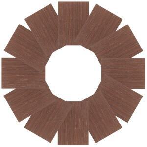 디오라마용 나무 모형15Pcs 나무 디오라마 판자 시트 건축 모델용 간편하게 수 있는 미니어처 바닥재 테이