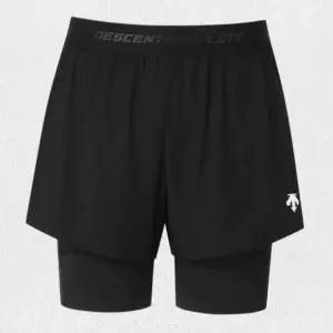 매장정품 데상트 DESCENTE 트레이닝 4인치 레깅스 일체형 쇼츠 SR121THP15 1460060