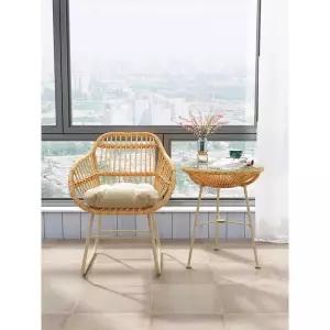 야외 라탄 테이블 의자 세트 정원 의자 커피 펜션