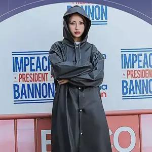 성인용 다회용 컬러우비 옐로우 우비 고급 고급형