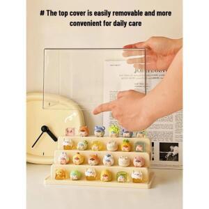 부품 수납용 정리함투명 아크릴 진열 케이스, 먼지 및 장난감용