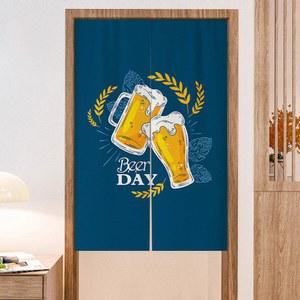 술집 가림막 커튼 노렌 화장실 음식점 맥주 식당