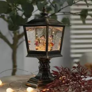 sh) 2105 크리스마스 앤틱 랜턴 워터볼 오르골 3typ