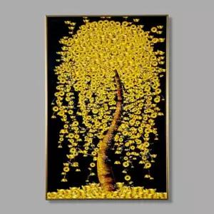 [골드스마일]돈들어오는 엽전 돈나무 그림 풍수 인테리어 보석 액자 사슴그림