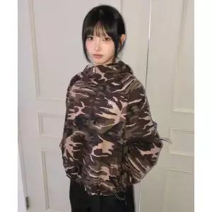 COIRIS 마일 카모 후드 바람막이