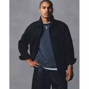 HAZZYS [HIS] 블랙 드리즐러 자켓