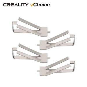 Creality 4PCS 3D 프린터 부품 스테인레스 스틸 유리 가열 침대 클립 클램프 홀더 Ender 3 V2 Pro CR-10S