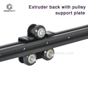 압출기 백 지지대 플레이트 키트, 도르래 포함, Ender 3 Pro CR-10 S4 S5 시리즈 3D 프린터용