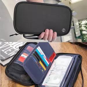 여권 카드 지폐 동전 여행 필수 가방 크로스 케이스 FxP8+5jcJ