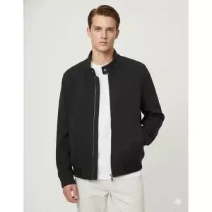 질스튜어트뉴욕 맨 S 95 사이즈 그레이 멜란지 울혼방 긴팔 캐주얼 점퍼1185475