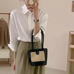 [SBD] 세련 아메카지 카라 일자핏 심플 셔츠