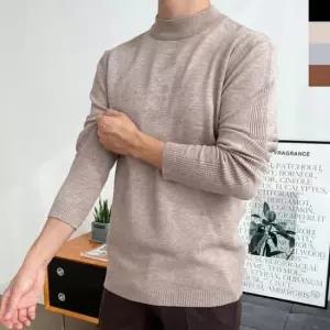 [SBD] 남자반목폴라부드러운니트티 웨어 패션