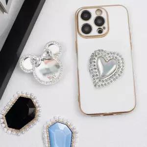 블링블링 인피니티 큐빅 미러거울 폰톡 스마트톡 홀더