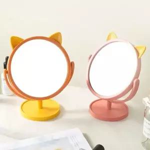 bns 360도회전 화장대 탁상용 스탠드 미니거울