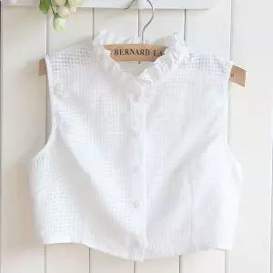 차이나 프릴카라 페이크 이너카라 카라 프릴 넥케이프