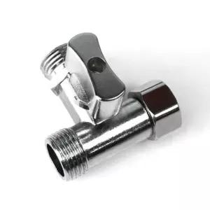 황동 T밸브 스프레이건 샤워기 수도밸브 연결 어댑터