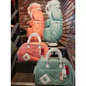 2026 온오프 여성 골프백 경량캐디백 세트 그린/오렌지핑크