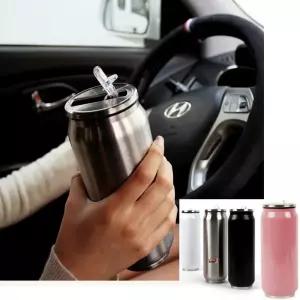 맥주캔 빨대 보온보냉병 스트로우 스텐텀블러 500ml