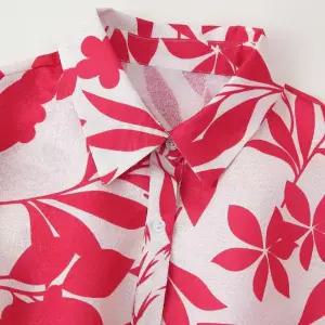 여성용 바지 캐주얼 봄 면 프린트 면바지 점프슈트 스트리트 마 린넨 admr1