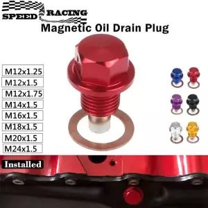 알루미늄 합금 기어박스 오일 섬프 드레인 너트 마그네틱 플러그 M12x1.5 M12x1.25 M12x1.75 M14x1.5