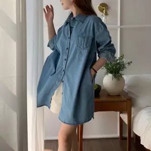 데님 스타일링 포켓 원피스 진청 연청 나만의룩 gPf9+4gib