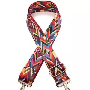 유니크 에스닉 패턴 숄더백 크로스백 가방끈 스트랩