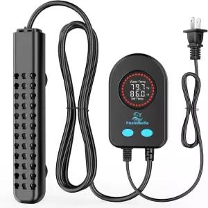 잠수식 수족관 히터 100W/200W/300W/500W 고온 보호 기능이 있는 어항 및 바닷물이나 담수를 떠날 때 자동