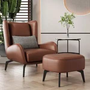 1인용 인조 쇼파 편안한 소파 수유 포인트 휴식 나파 인테리어 가죽 독서 안락의자